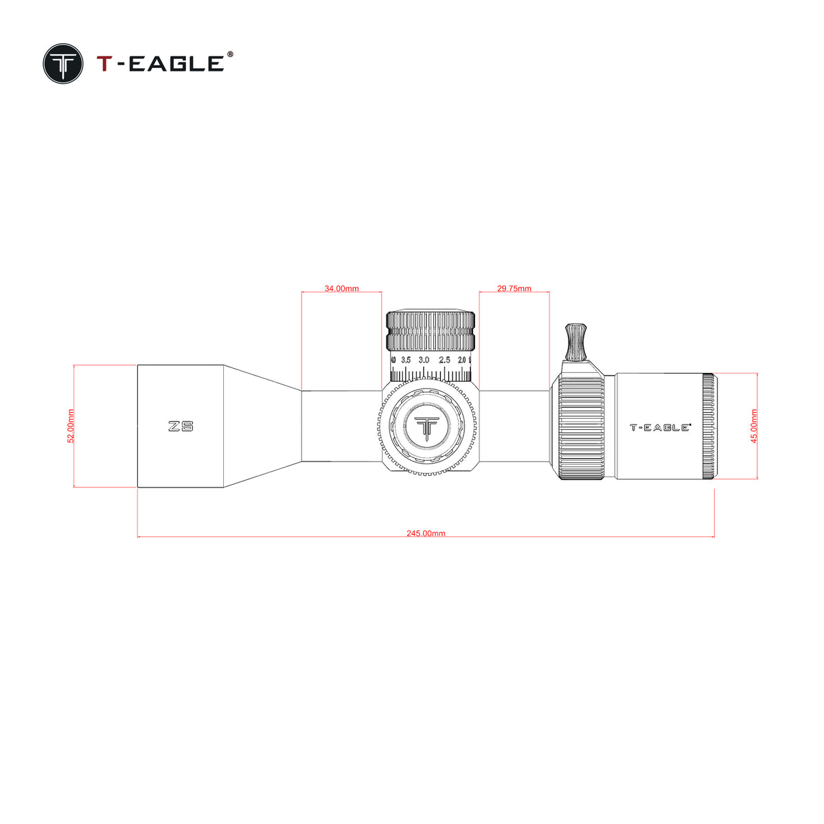 T-EAGLE ZS3-12*44FFP IR